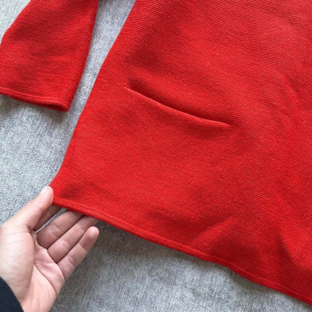 NWOT COS Orange Wool Sweater - Picture 3 of 4